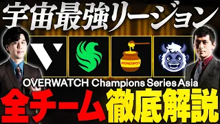 【OWCS ASIA特集①】宇宙最強チームが登場！地域予選を勝ち上がった全８チームを徹底解説！