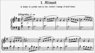 First Lessons in Bach Book 1 No.1 Minuet BWV Anh 114 G Major (Anna Magdalena) Sheet Music