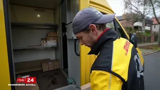 Unterwegs mit dem Paketdienst DHL