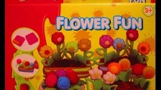 Play Doh creative flowers garden fun kids entertainment learning learn art craft