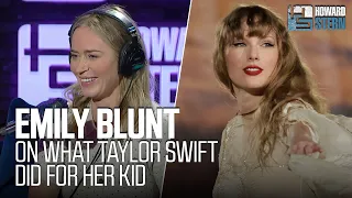 Emily Blunt Says Taylor Swift Did the "Best Thing" for Her Kid