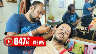 Ear Cleaning Mustard Oil Head Massage by Reiki Master | Indian Massage