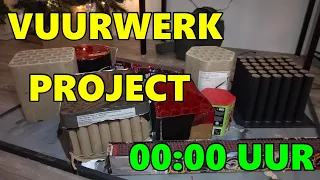 OUD en NIEUW VUURWERK Project om 00:00 uur