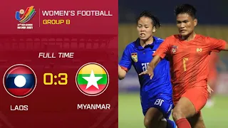 Myanmar Vs Laos (sea games women football tournament)