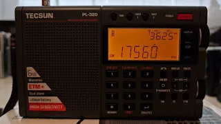 Tecsun PL-320 On Shortwave China Radio International