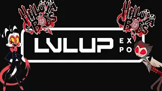 Helluva Boss in Level up expo Vlog. Meeting the cast + merch + live panel and sneal peaks.