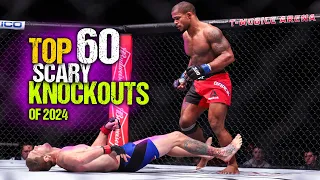 Top 60 CRAZY Knockouts Of All 2024 | Brutal MMA