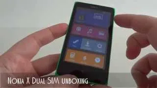 Nokia X Dual SIM unboxing