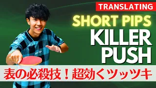 Mastering the Secret: Short Pips Killer Push [Table Tennis]