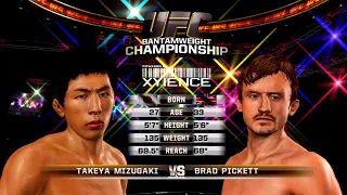 UFC Undisputed 3 Gameplay Brad Pickett vs Takeya Mizugaki