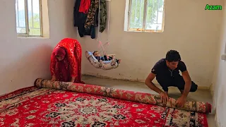 Daily Routines Unveiled: Mahmoud and Azam Wash Household Items in Nomadic Life🏕️🍃