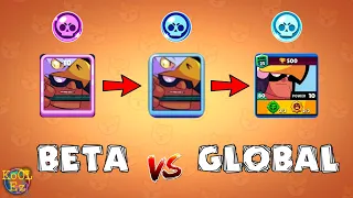 Brawl Star Rarity Evolution (Beta vs Global) | Brawlers & Sound