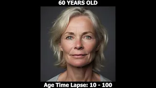Aging Time Laps 10-100 (Scandinavian Woman)