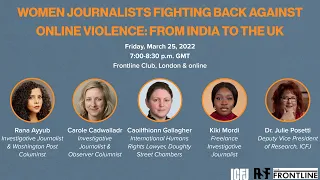 Women journalists fighting back against online violence: From India to the UK