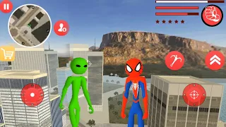 Amazing Spiderman Stickman Rope Hero Gangster City #2 - Android Gameplay