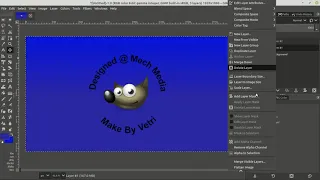 Gimp Tutorial Text To Path Design In Tamil