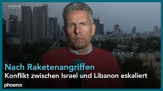 ZDF-Korrespondent Michael Bewerunge zur Eskalation im Konflikt zwischen Israel und dem Libanon