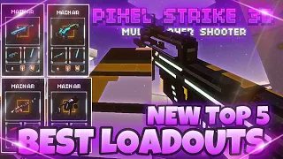 USING THE NEW TOP 5 LOADOUTS IN PIXEL STRIKE 3D ( vulcron fix this NOW ) ( 200 kills )