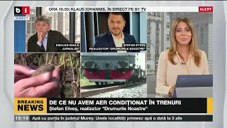 DE CE NU AVEM AER CONDIȚIONAT ÎN TRENURI - EXPLICAȚIE HALUCINANTĂ DE LA CFR_Știri B1_5 iulie 2022