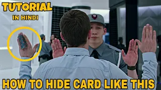 How to Hide Cards behind Hand Like NOW YOU SEE ME - Backpalm Vanish Tutorial