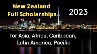 Manaaki New Zealand Scholarship 2023 Full scholarships