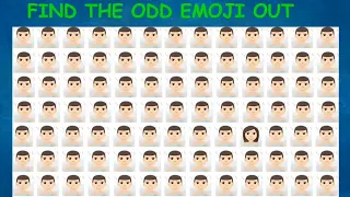Find The Odd Emoji One Out _ Spot The Odd Object One Out _ ONLY A GENIUS CAN SOLVE THIS IN 15s! 7_Se