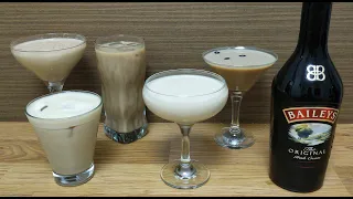 ТОП-5 Коктейлей с ликером Бейлис (TOP Cocktaill Baileys) Самые вкусные коктейли со Сливочным ликером