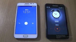 Double Ringing alarms at the Same Time   Samsung Galaxy Note 1 Android 7+ Note 1 Black