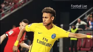 PES 2018 | DIJON FCO vs PARIS SAINT GERMAIN | NEYMAR JR amazing 2 goals | Gameplay PC