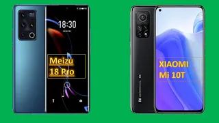 Meizu 18 Pro vs  XIAOMI Mi 10T