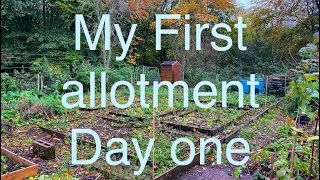My Allotment diary! Day one.