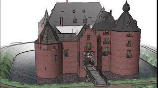 Sketchup Animation of Castle Ammersoyen