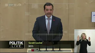 085 Tatsächliche Berichtigung von Gerald Loacker NEOS   Nationalratssitzung vom 14 10 2020 um 1000 U