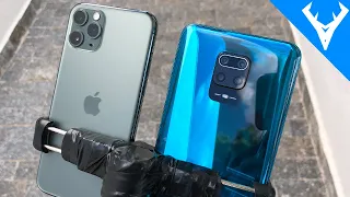 IPHONE 11 PRO vs REDMI NOTE 9S COMPARATIVO de CÂMERAS? Muita diferença?