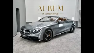 MERCEDES-BENZ S 63 AMG 4M *Selenitgrey* *Cabrio* Walkaround by AURUM International