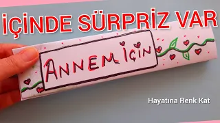 Sadece Beyaz A4 Kağıtla Harika Anneler Günü Hediye Yapımı ❤🥰🤩😍Hem de Çok Kolay ❤Mothers Day Crafts ❤