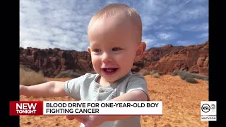 Family holds blood drive for one-year-old boy fighting cancer