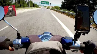 17 Alexandroupoli to Athens on a Honda super cub