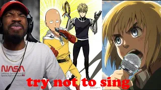 Try Not To Sing Anime Edition Challenge, THESE SONGS ARE TOO AMAZING!!!
