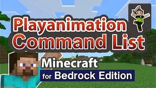 Playanimation Command List - for minecraft Bedrock Edition