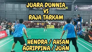 smash and trick shot !!! Hendra Ahsan the daddies were attacked by Agrippina Juan King of Tarkam