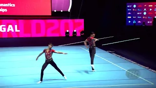 Portugal (POR) - 2022 Acrobatic Worlds, Baku (AZE) - Dynamic Qualification  Men's Pair