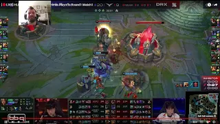 HLE vs DRX - LCK Summer Playoffs game 1