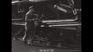 King's Cross Station and its Locomotives, 1950s - Film 1046155