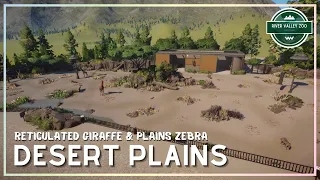 Reticulated Giraffe & Plains Zebra Enclosure | RIVER VALLEY ZOO | Ep. 6 l Speedbuild l Planet Zoo 🦒