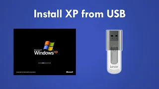 Install Windows XP from USB with WinSetupFromUSB (New and better method)