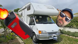 Riscaldare il camper 🦖🔥