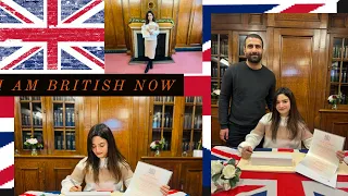My citizenship ceremony || Alhamdolillah I am finally British now|| applying for my passport ASAP!