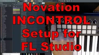 Novation INCONTROL setup for FL STUDIO