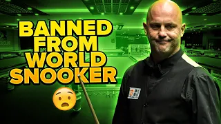 Mark King BANNED from World Snooker (Footage of the shots missed during his 4-0 loss to Joe Perry)